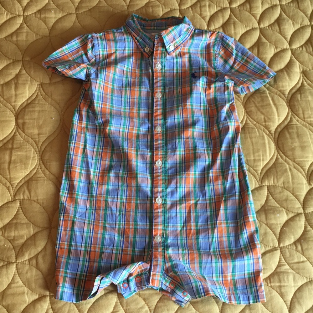Ralph Lauren Button Down Onesie
